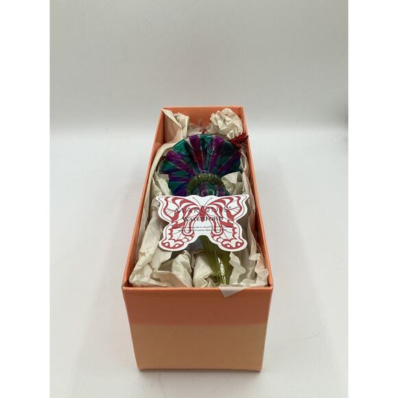 Waterford Marqui Crystal Carnival Fresco Colored Ornament New - Picture 9 of 9